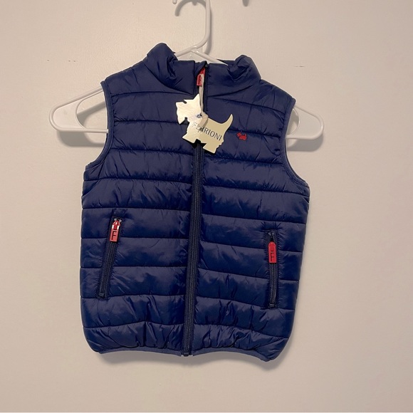 Ferrioni Navy Boys Vest Size 6 - Picture 2 of 8